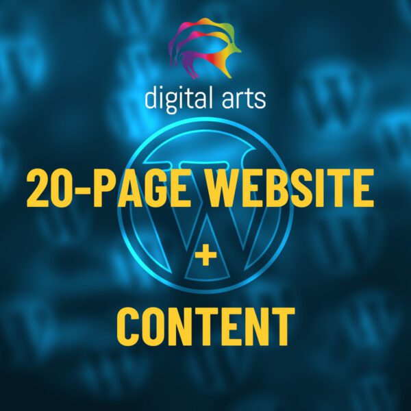 20 page website + content