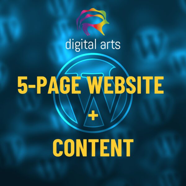 5 page website +content